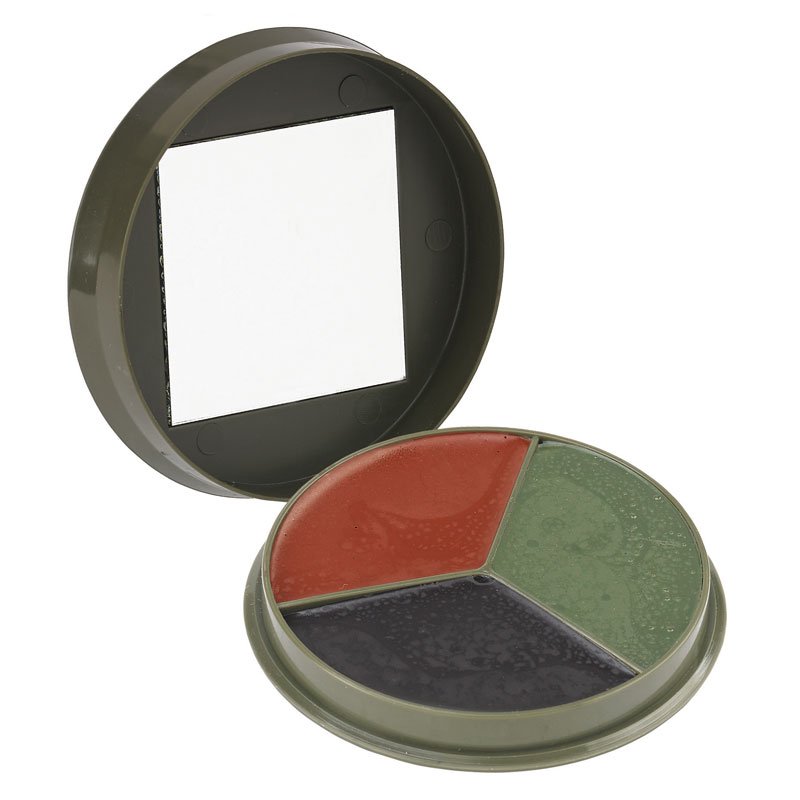 Black Brown Green Cam Cream NATO VOLUME DISCOUNT In compact with Mirror 